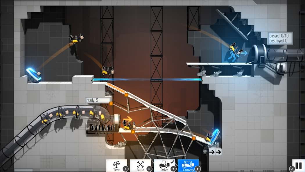 图片[2]-[NS]传送门桥梁建造者|Bridge Constructor Portal中文-猫叔电玩