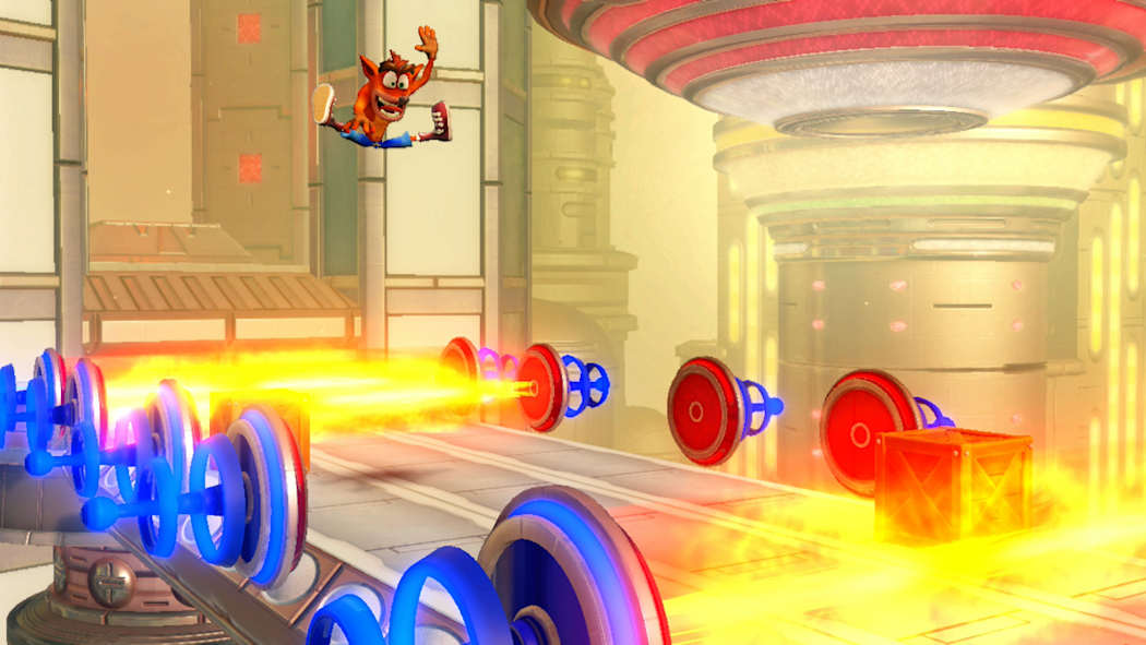 Crash Bandicoot gameplay scene