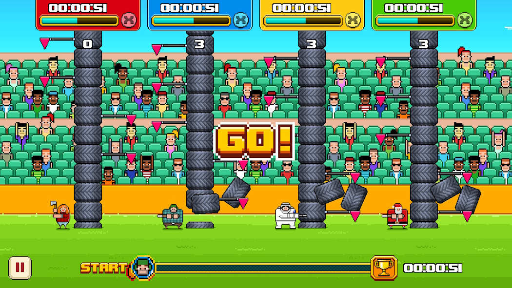 图片[1]-[NS]疯狂伐木工VS|Timberman VS汉化-猫叔电玩