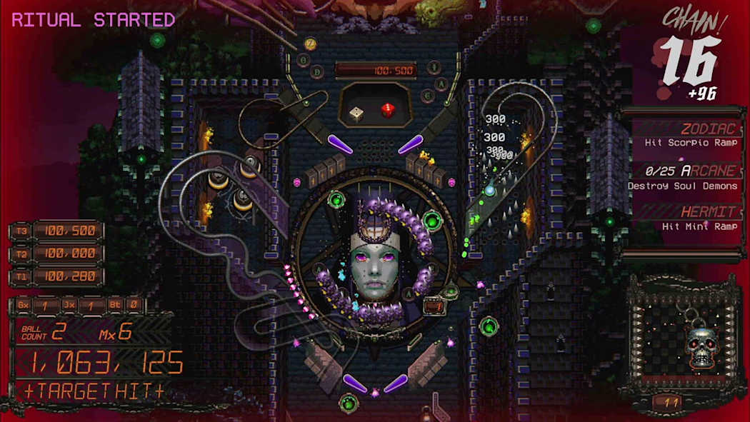 图片[1]-[NS]恶魔弹球|恶魔弹珠台|Demon’s Tilt中文-猫叔电玩