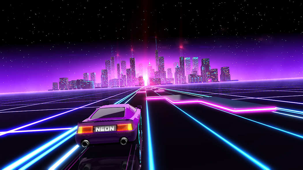 图片[1]-[NS]霓虹飞车|霓虹驾驶|Neon Drive中文-猫叔电玩