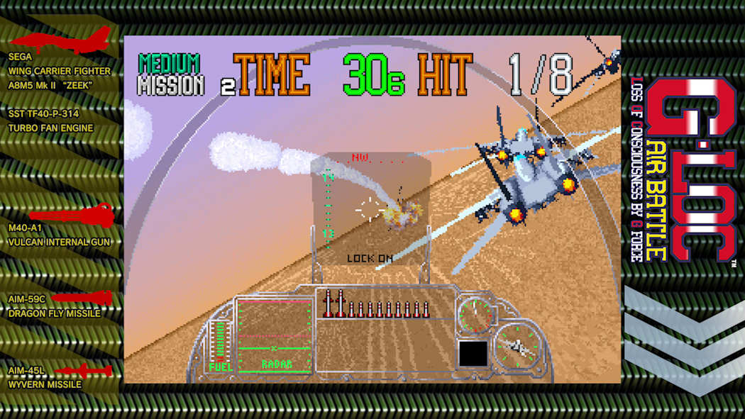 图片[2]-[NS]世嘉时代G-LOC空中战|SEGA AGES G-LOC AIR BATTLE-猫叔电玩