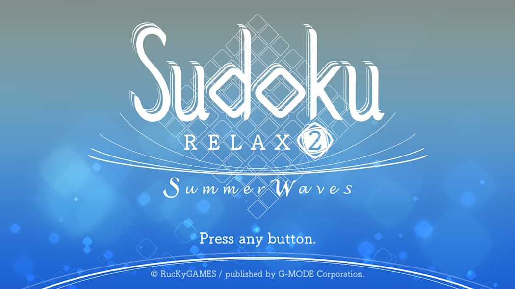 图片[1]-[NS]轻松数独2：夏天|Sudoku Relax 2 Summer Waves-猫叔电玩