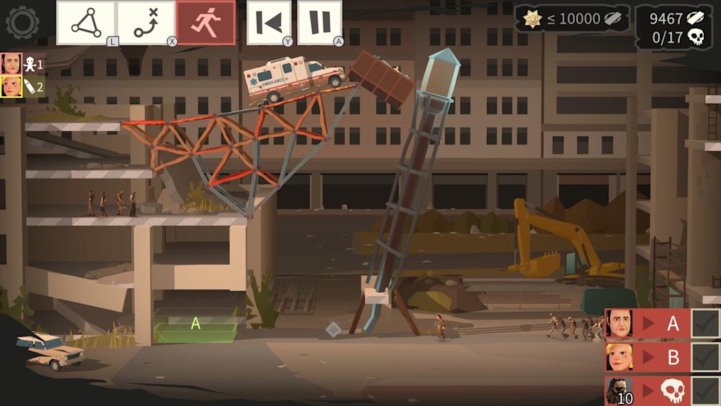 图片[3]-[NS]桥梁建筑师：行尸走肉|Bridge Constructor: The Walking Dead中文-猫叔电玩