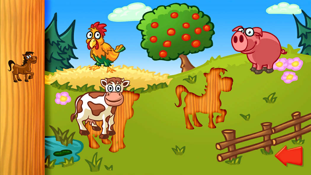 图片[1]-[NS]动物拼图：儿童和幼儿的学前学习游戏|Animal Puzzle: Preschool Learning Game for Kids and Toddlers-猫叔电玩