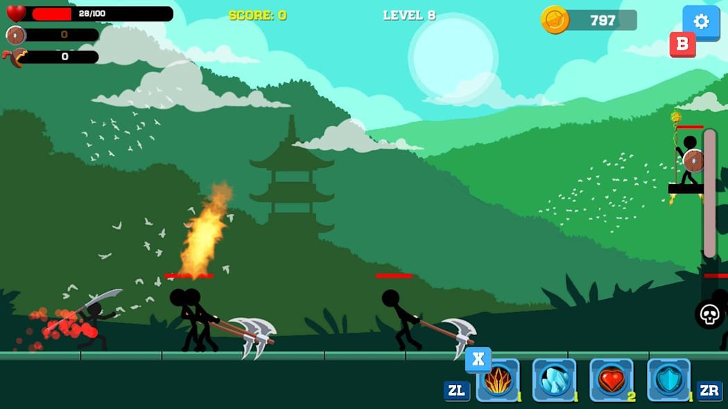 Stickman: Far East Battle 7