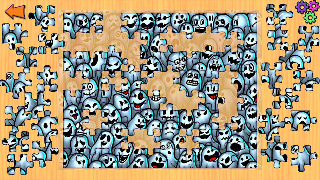图片[2]-[NS]万圣节拼图：儿童拼图游戏|Halloween Jigsaw Puzzles: Puzzle Game for Kids & Toddlers中文-猫叔电玩