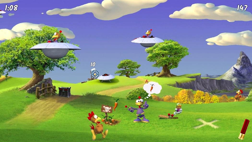 图片[1]-[NS]怪鸡枪手入侵|Moorhuhn Invasion – Crazy Chicken Invasion中文-猫叔电玩
