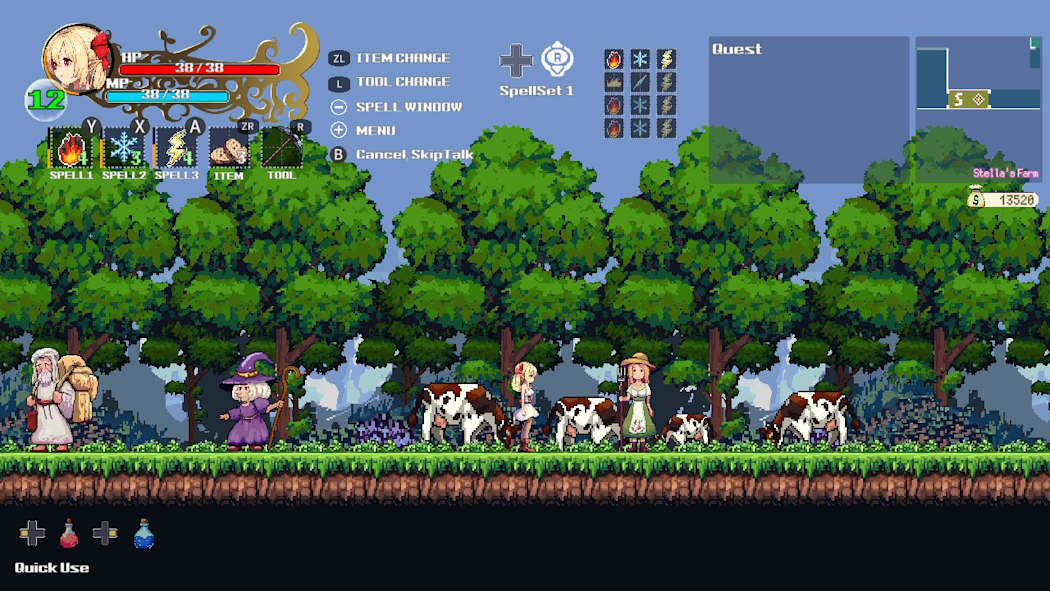 图片[2]-[NS]魔法使莉莉：魔法少女的奇境冒险|Witchroid Vania: A Magical Girl’s Fantastical Adventures中文-猫叔电玩
