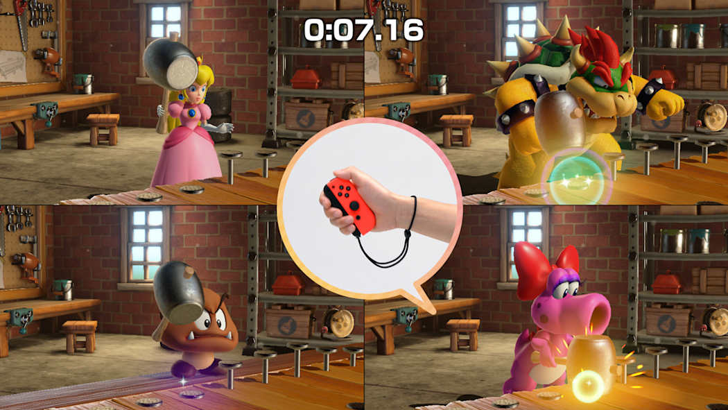 Super Mario Party Jamboree gameplay scene with characters