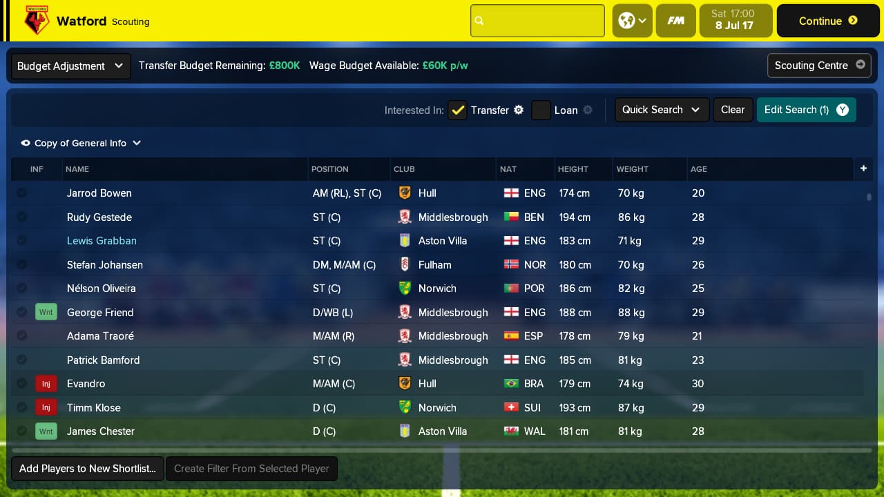 Football Manager Touch 2018 4