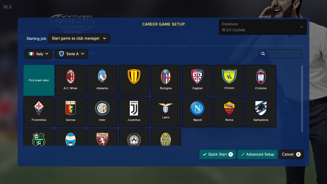 Football Manager Touch 2018 5