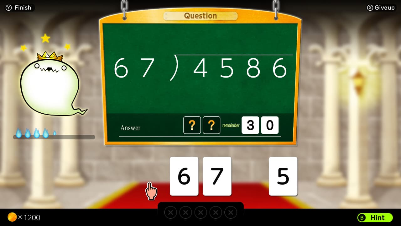 Calculation Castle : Greco's Ghostly Challenge "Division " 6