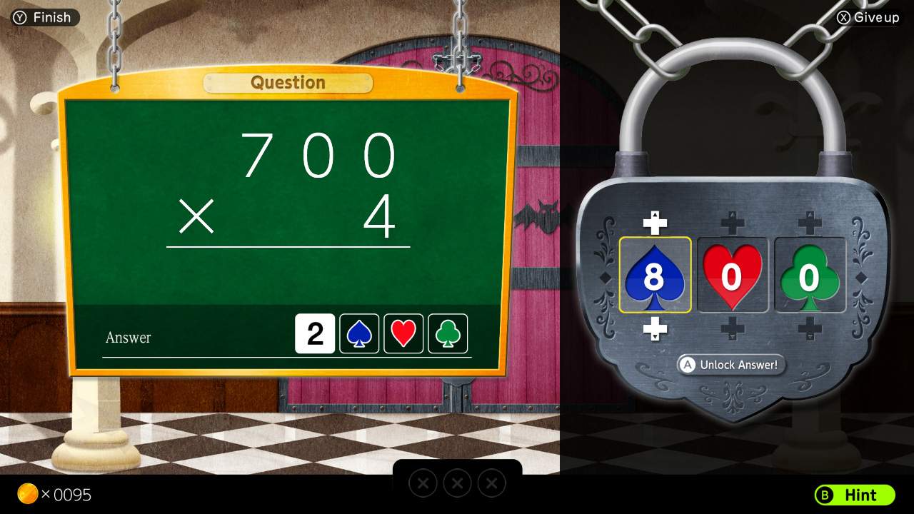 Calculation Castle : Greco's Ghostly Challenge "Multiplication " 5