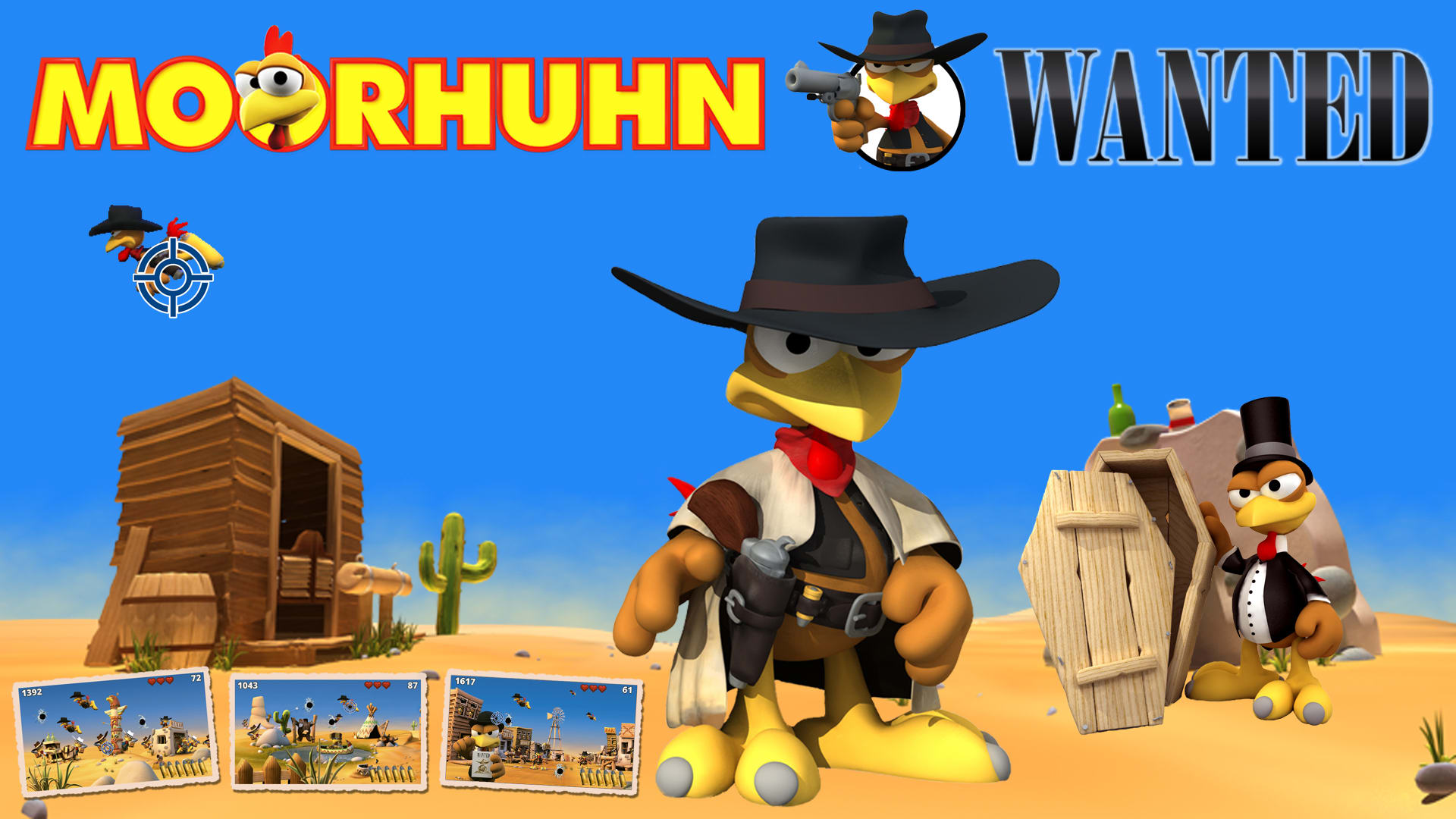 Moorhuhn Wanted 1