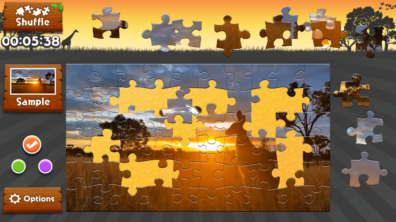 Animated Jigsaws: Wild Animals 3