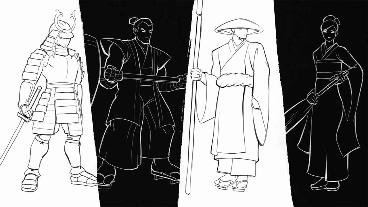 Black and White Bushido 7