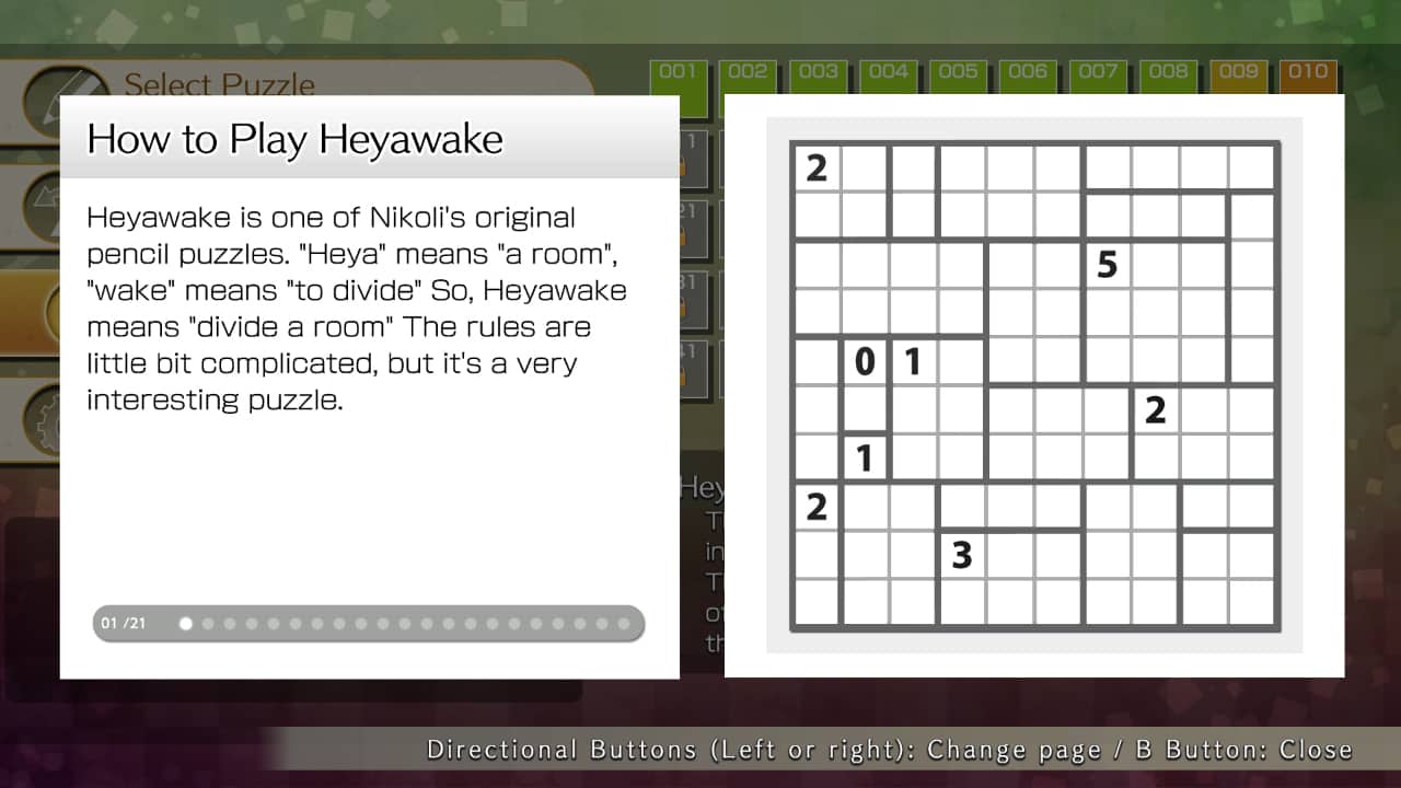 Puzzle by Nikoli S Heyawake 7