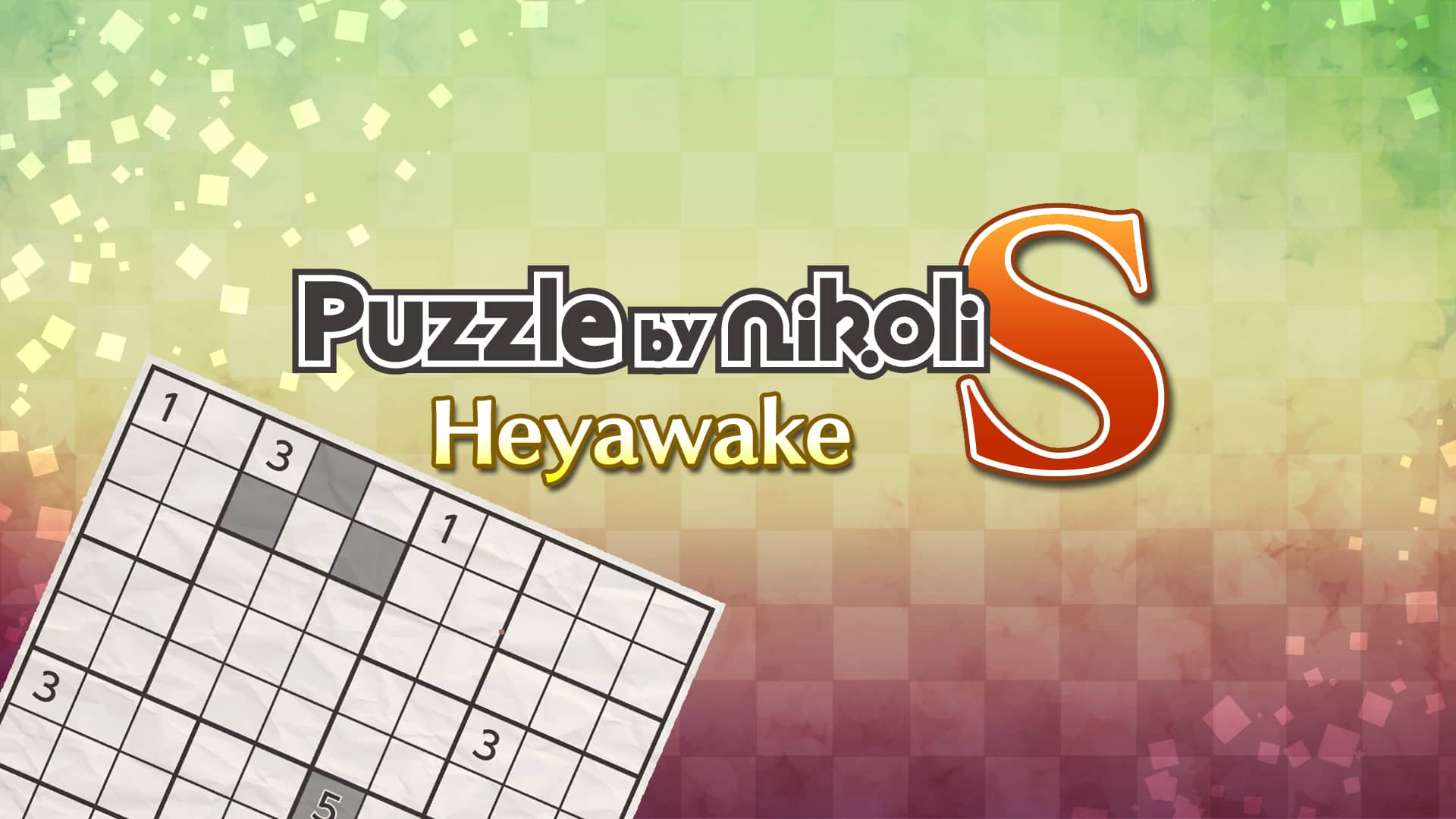 Puzzle by Nikoli S Heyawake 1