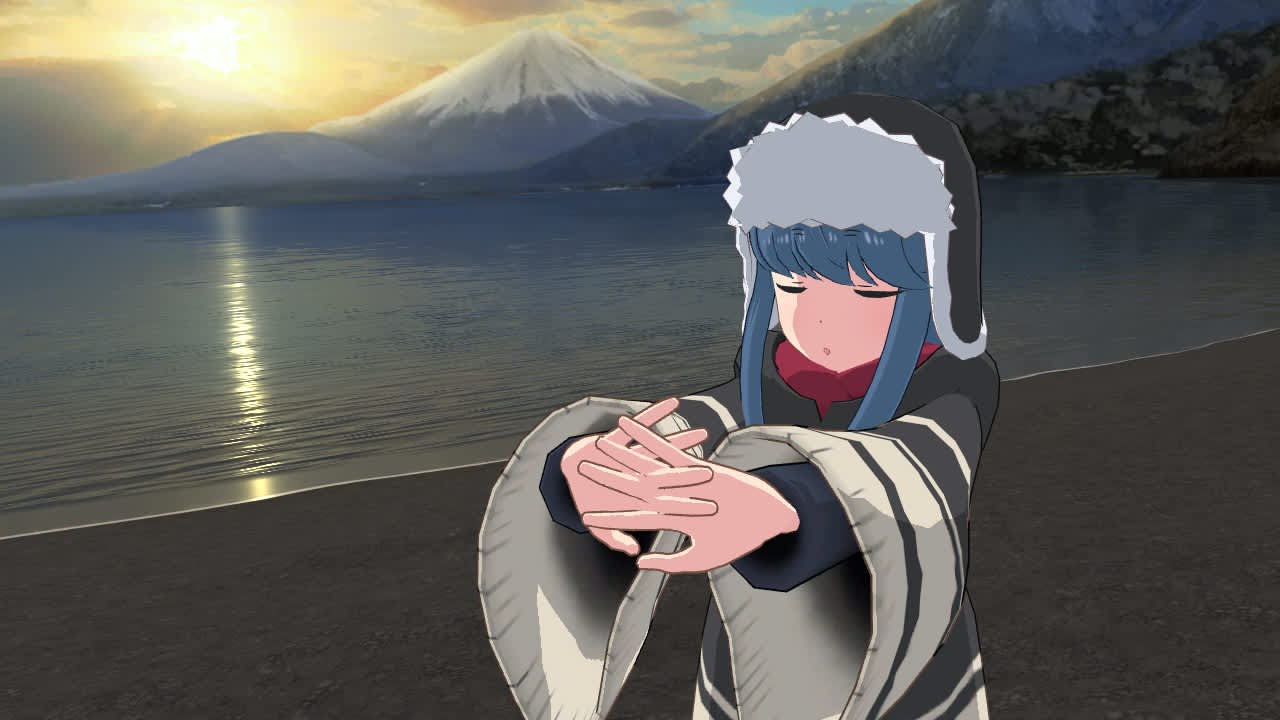Laid-Back Camp - Virtual - Lake Motosu 8