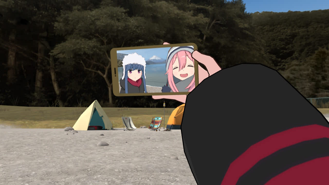 Laid-Back Camp - Virtual - Lake Motosu 4