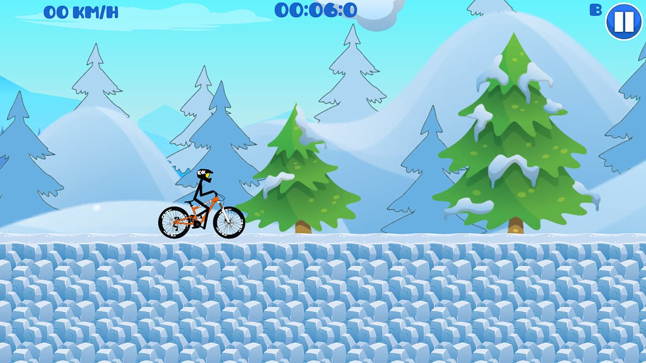 Mountain Bike Hill Climb Race: Real 2D Arcade Dirt Racing Games 8