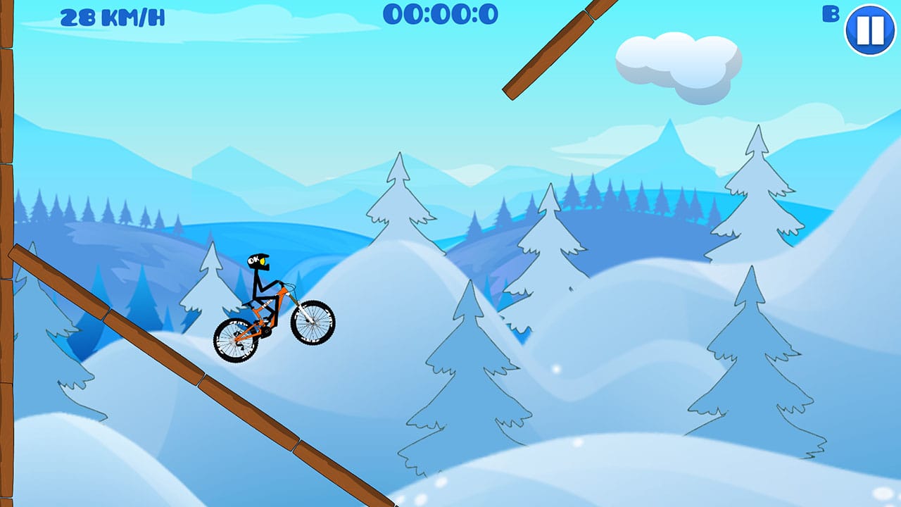 Mountain Bike Hill Climb Race: Real 2D Arcade Dirt Racing Games 4