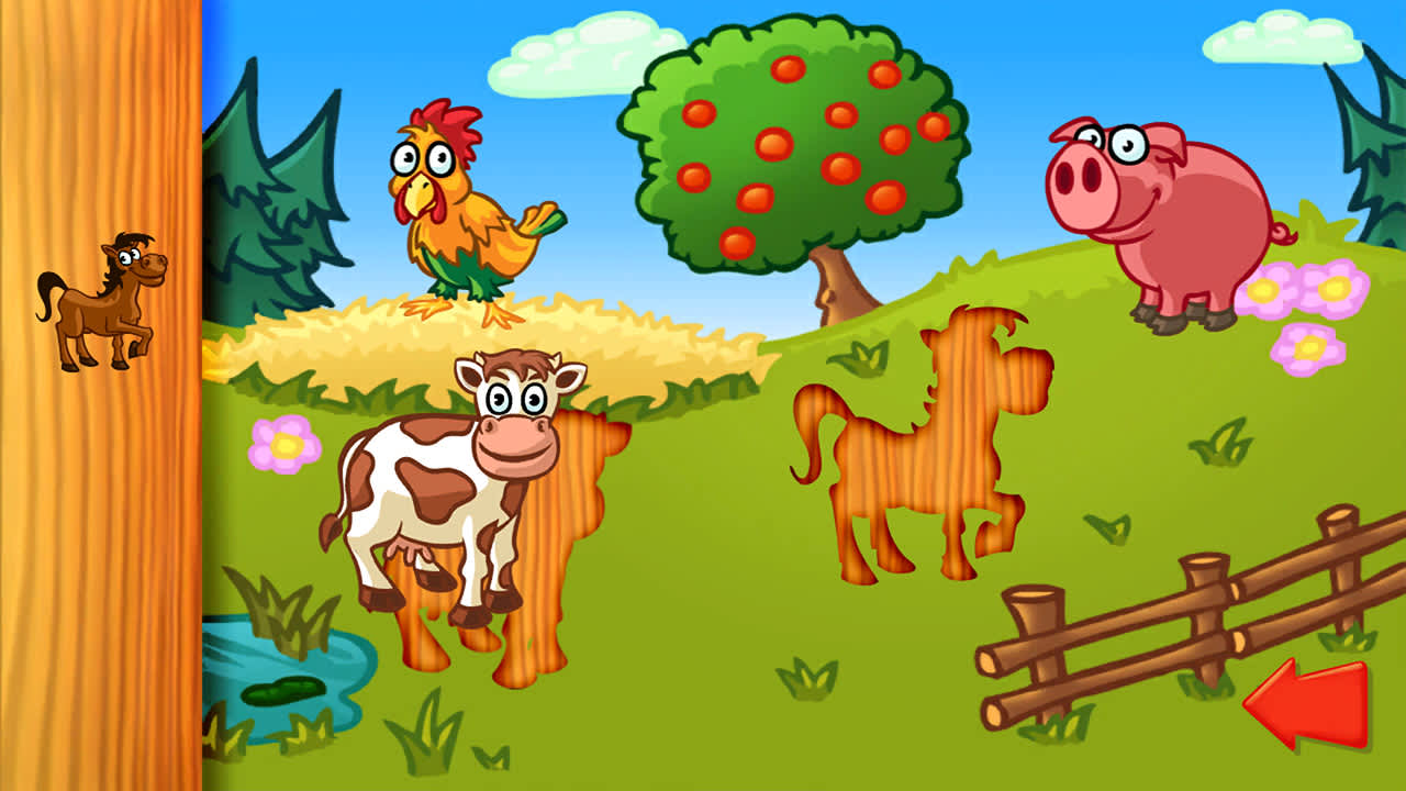 Animal Puzzle - Preschool Learning Game for Kids and Toddlers 2