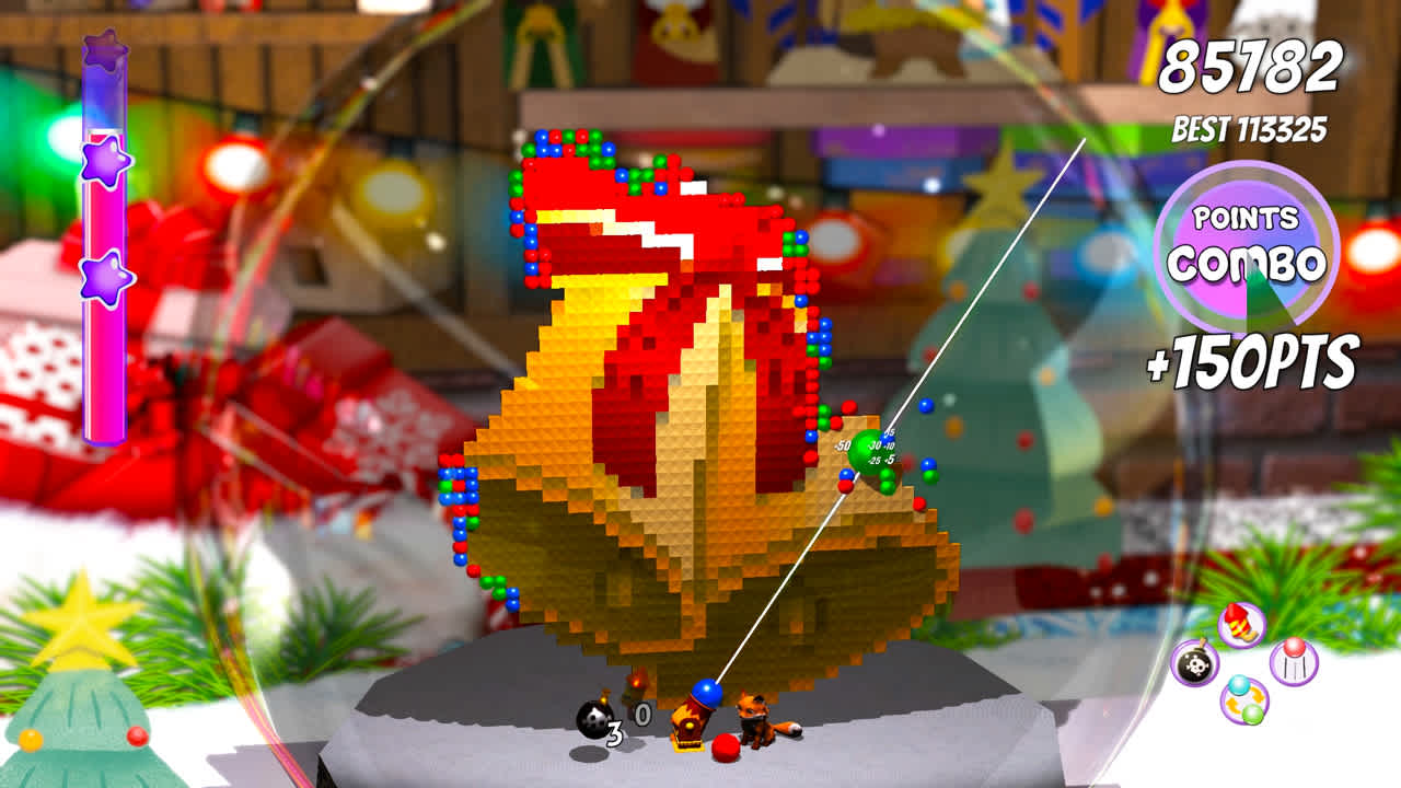 Merry Christmas Snowball Bubble 6
