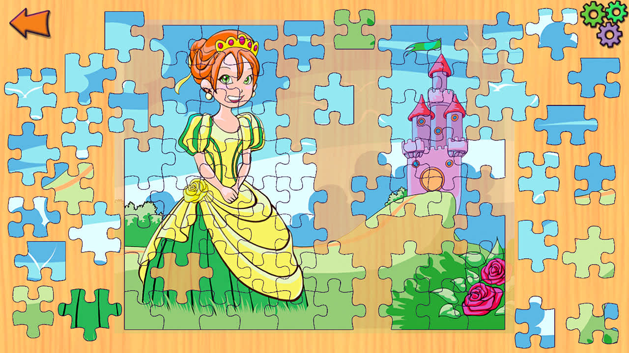 Princess and Fairytales Jigsaw Puzzles - Puzzle Game for Kids 2