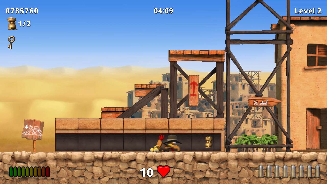 Moorhuhn Jump and Run 'Traps and Treasures 3' 3
