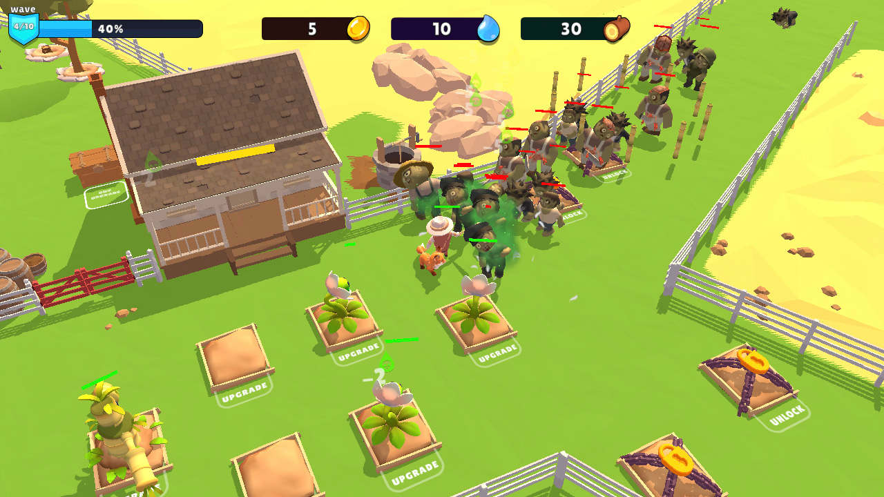 Zombie Garden vs Plants Defence -Battle Craft and Survival Simulator Game 3
