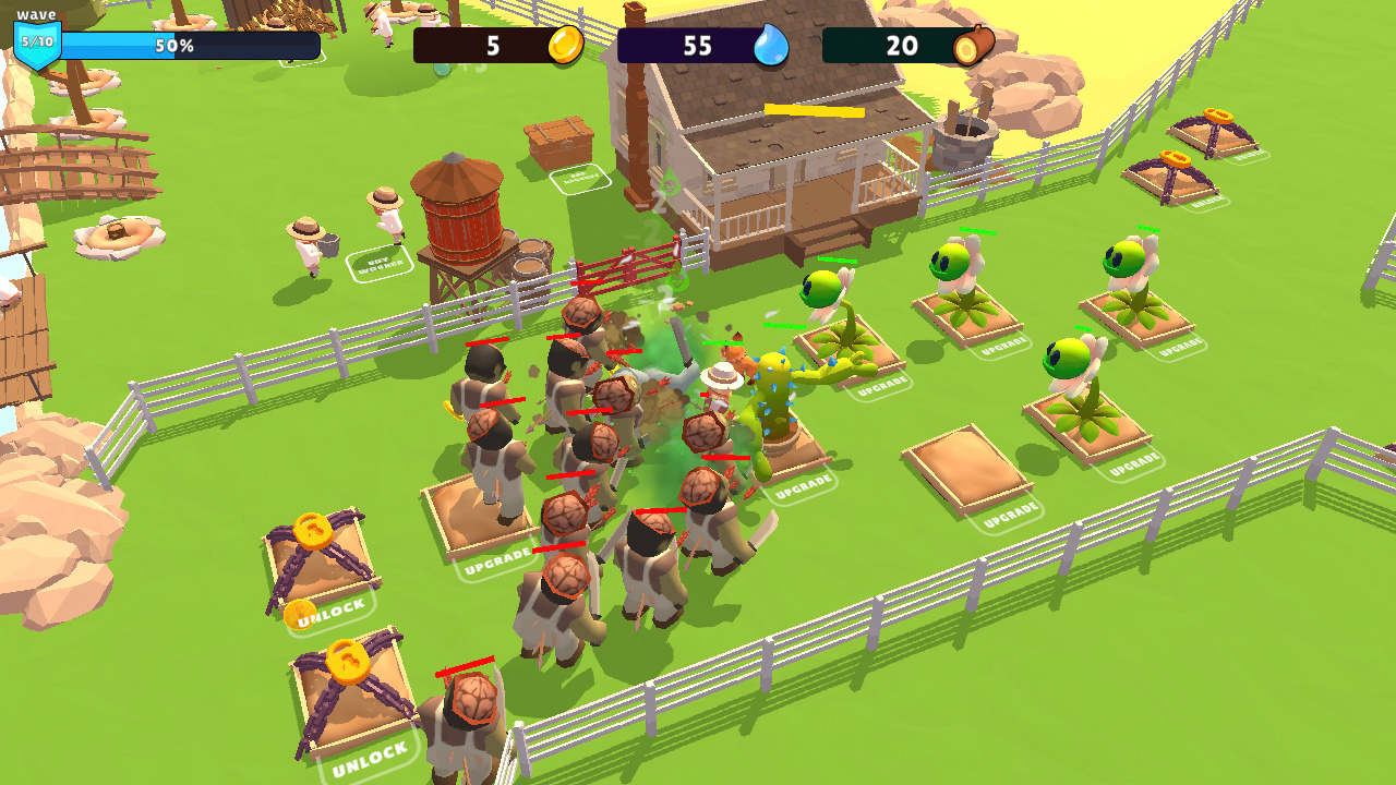 Zombie Garden vs Plants Defence -Battle Craft and Survival Simulator Game 4