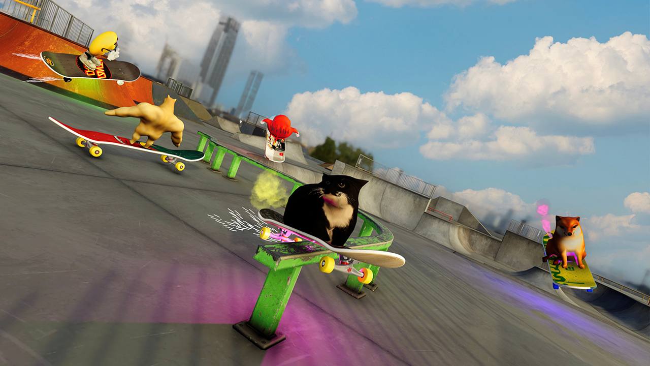 Skateboard Drifting with Maxwell Cat: The Game Simulator 8