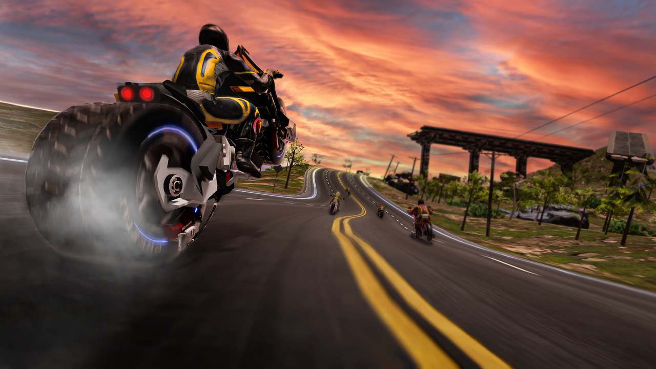 Moto Racer 2044 Game Simulator 6