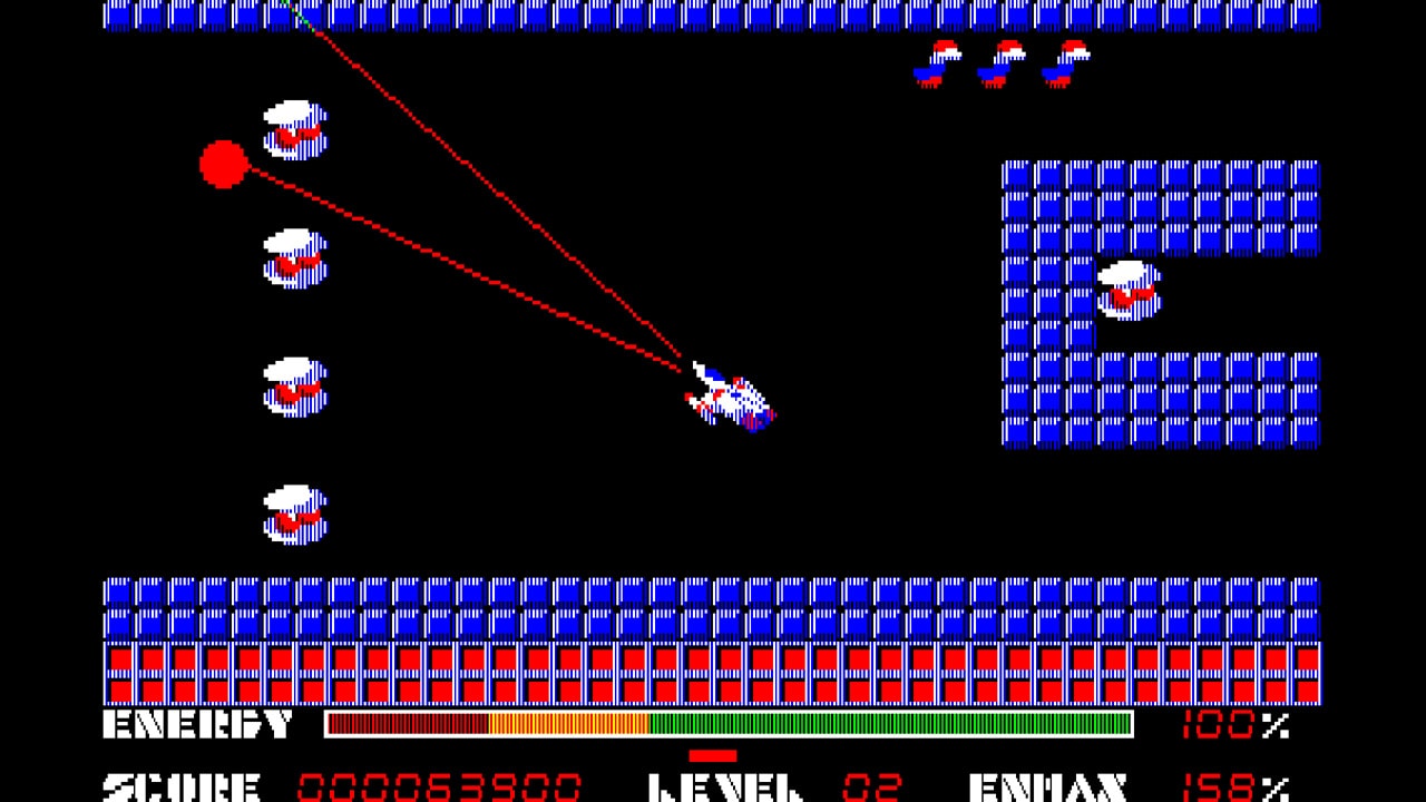 EGGCONSOLE THEXDER PC-8801mkIISR 5