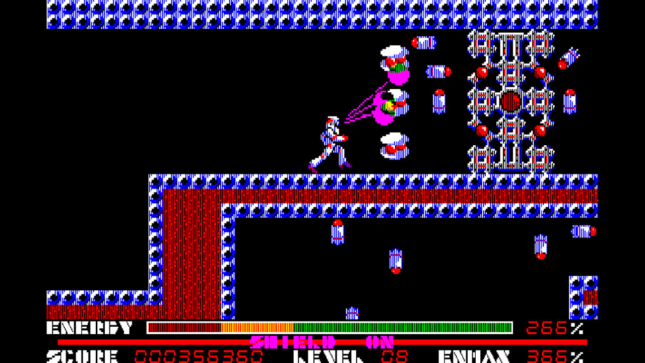 EGGCONSOLE THEXDER PC-8801mkIISR 4