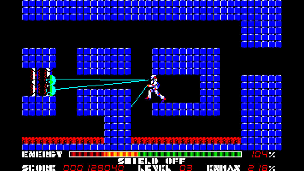 EGGCONSOLE THEXDER PC-8801mkIISR 6