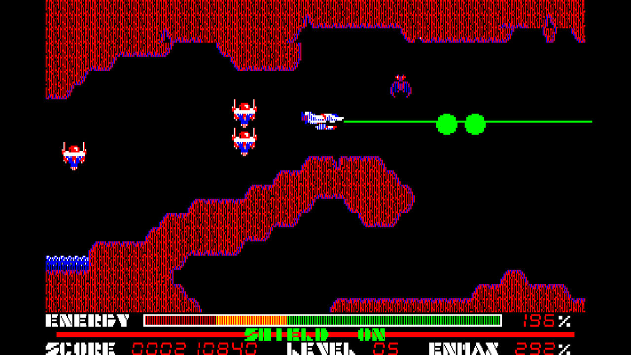 EGGCONSOLE THEXDER PC-8801mkIISR 7