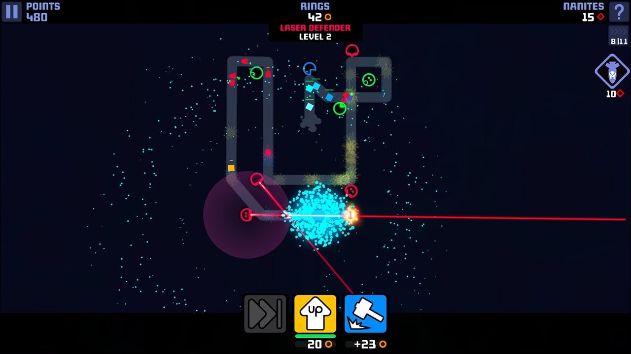 Colony Defense - The Ultimate Minimalist Tower Base Defense Game 6