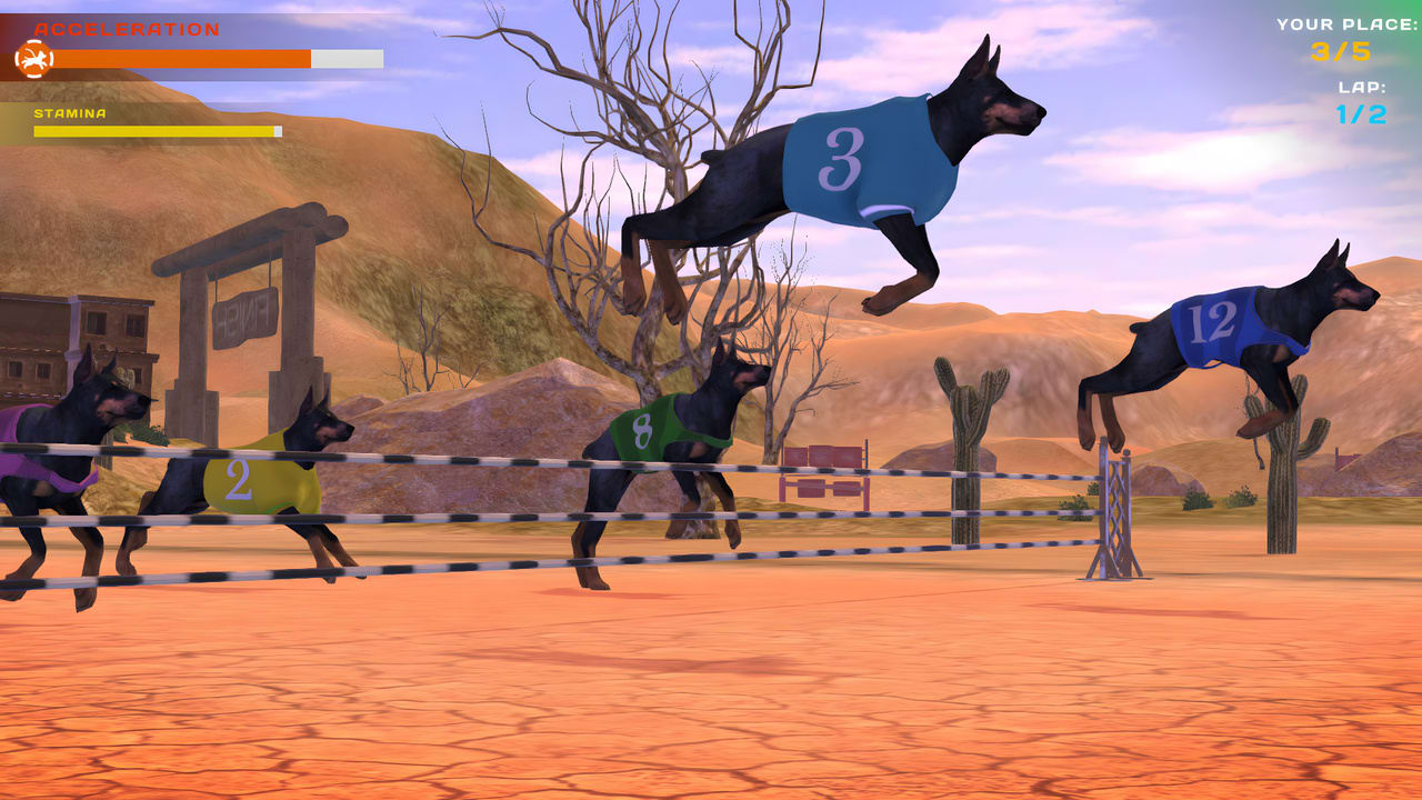 DOG RACING - LOVELY PET FRIENDS PAW 5