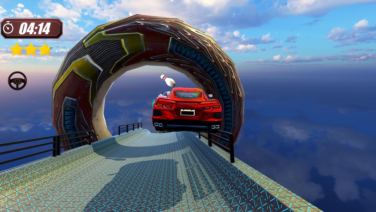 Racing Car Chaos: Extreme Stunt Showdown 8