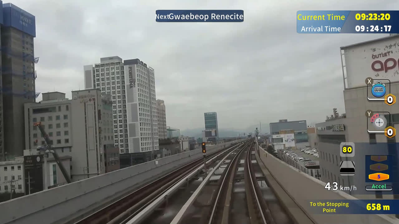 Korean Rail Driving Tour LRT Busan-Gimhae 6