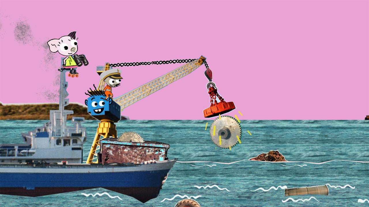 Mouse & Crane 4