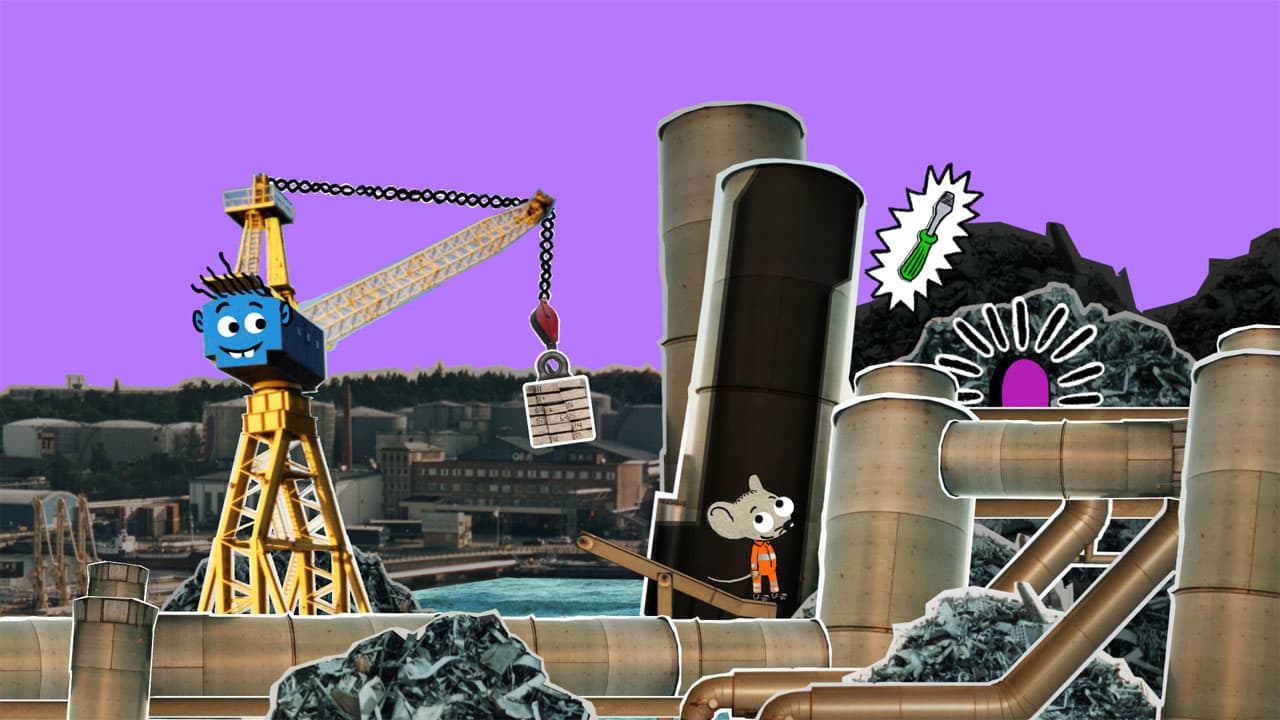 Mouse & Crane 3