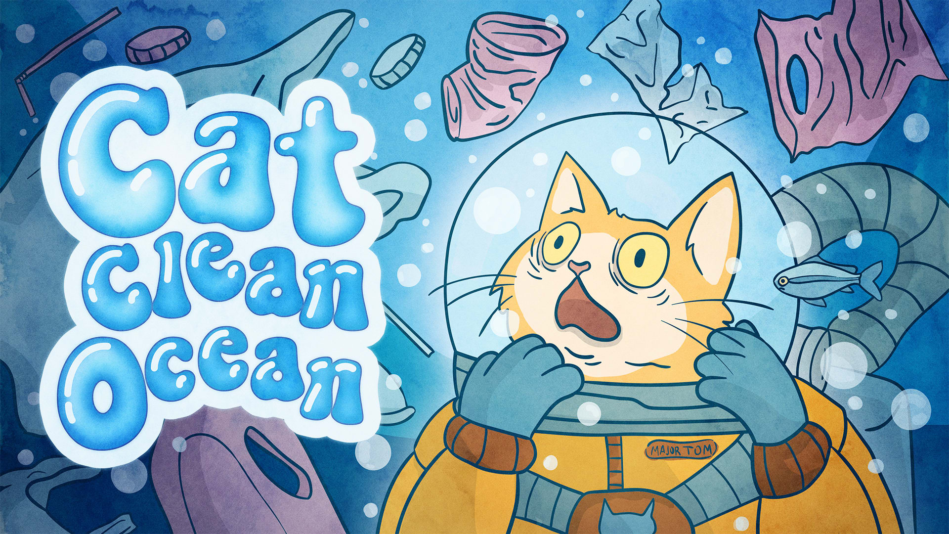 Cat Clean Ocean 1