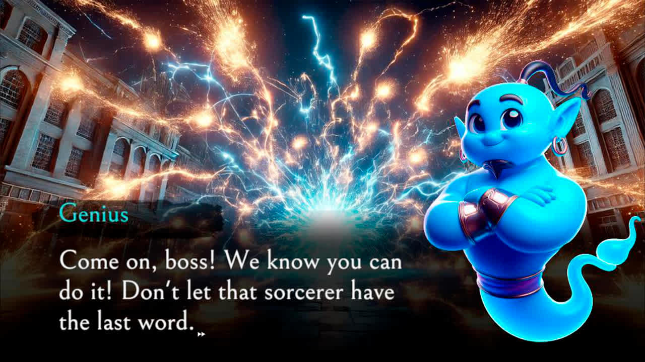 The Genie of the Wonderful Lamp 4