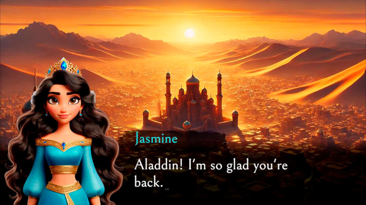 The Genie of the Wonderful Lamp 3