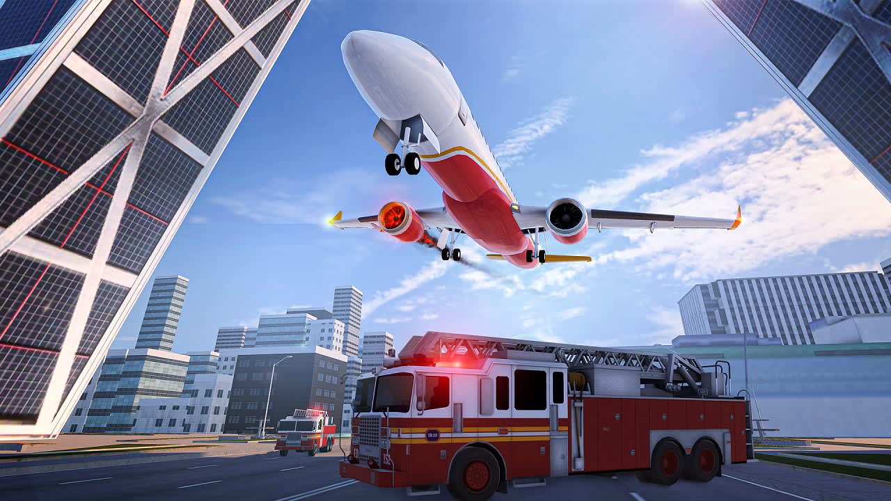 Airplane Flight Simulator : Dangerous Landings 4