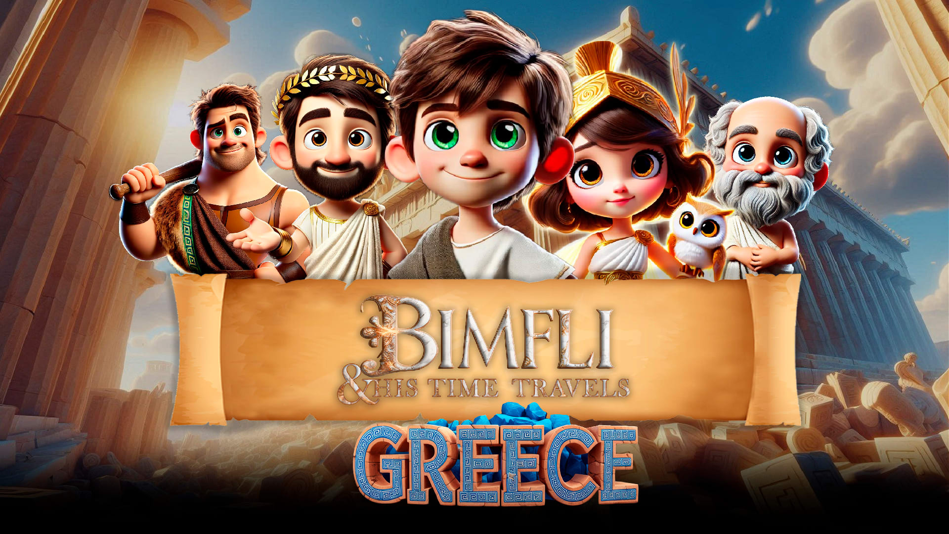 Bimfli and His Travels In Time: Greece 1